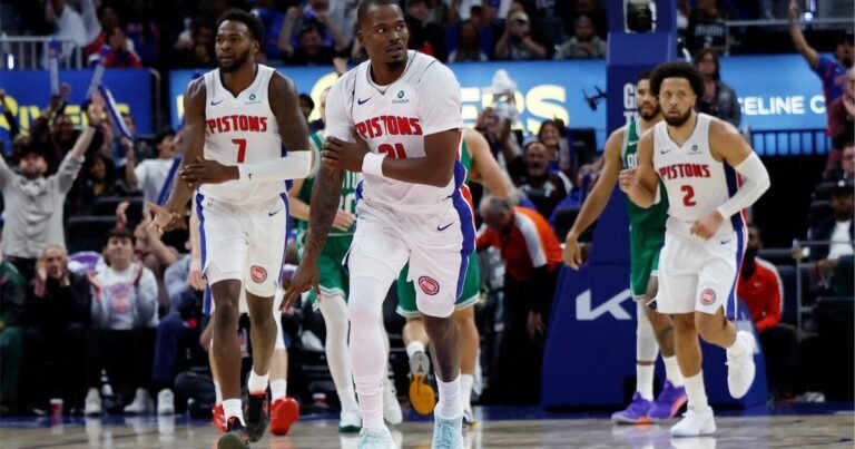 Pistons“ panaikino 22 taškų deficitą: P. George’o 38 taškai „Celtics“ neišgelbėjo