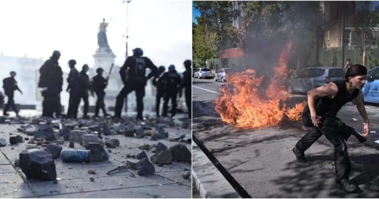 Prancūzijos miestus apėmė chaosas: vandalai plėšė parduotuves, o policijos beveik nebuvo