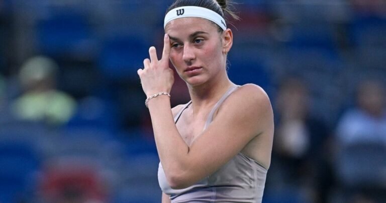 Mačas baigėsi vos po 33 minučių: trauma sujaukė paskutinį „WTA Finals“ dalyvių paveikslą