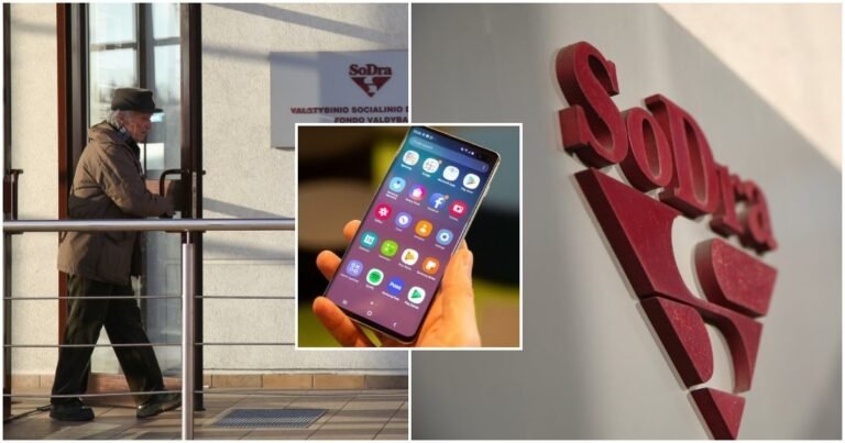 Į telefonus plūsta netikros „Sodros“ žinutės: vienas paspaudimas gali atskleisti jautrius duomenis
