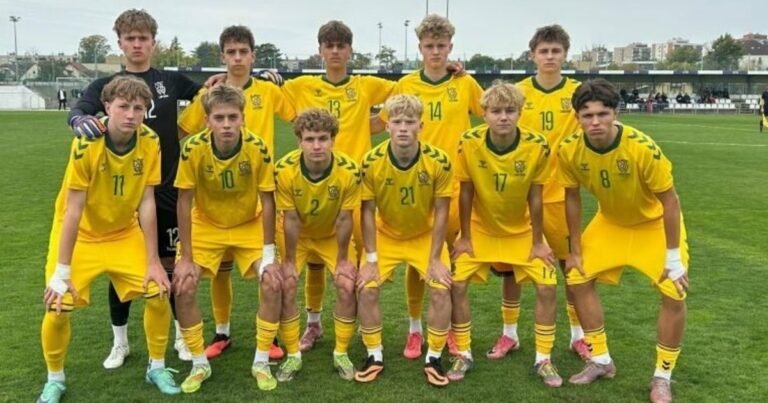 Lietuvos U-16 rinktinė atsitiesė po praleisto įvarčio: vengrus palaužė pačioje rungtynių pabaigoje