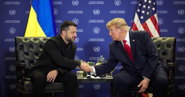 Trumpas smogė Zelenskiui dėl karo: tvirtina, kad geresnį susitarimą buvo galima pasiekti seniai