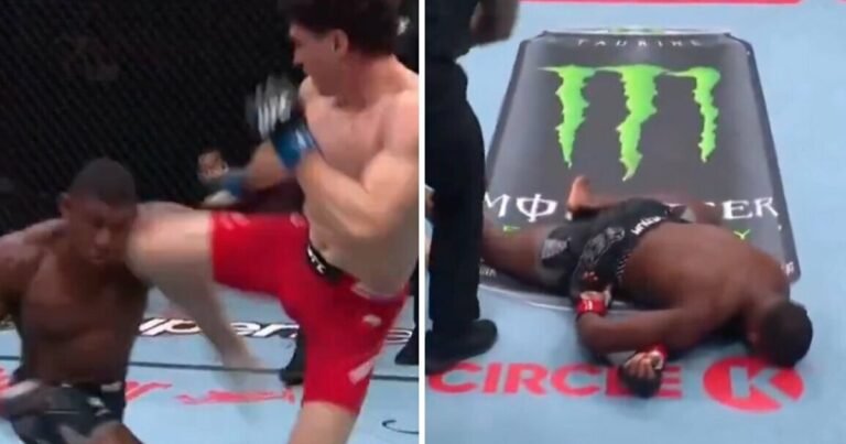 Kanados žvaigždė UFC narve surengė žiaurų nokautą: varžovas prarado sąmonę po smūgio į žandikaulį